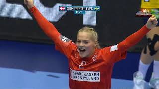 Europeo Femenino Noruega-Dinamarca 2020. 2º Fase 2º Partido Grupo I. Dinamarca vs. Suecia